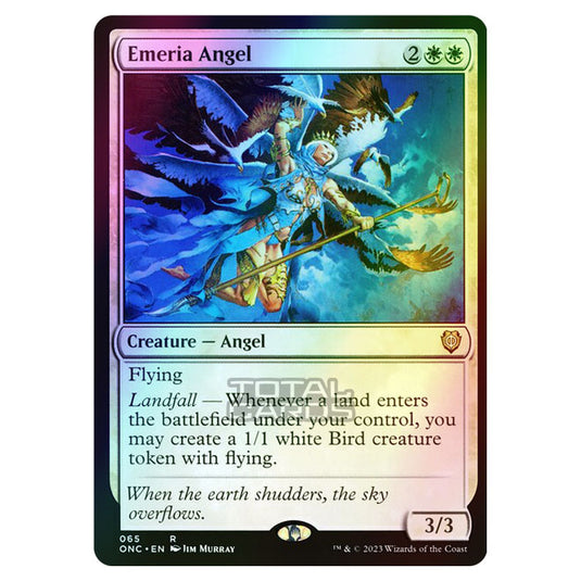 Magic The Gathering - Phyrexia - All Will Be One - Commander - Emeria Angel - 65/174 (Foil)