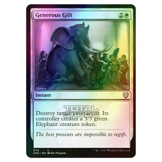 Magic The Gathering - Phyrexia - All Will Be One - Commander - Generous Gift - 70/174 (Foil)