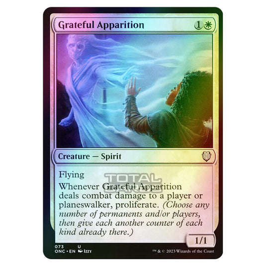 Magic The Gathering - Phyrexia - All Will Be One - Commander - Grateful Apparition - 73/174 (Foil)