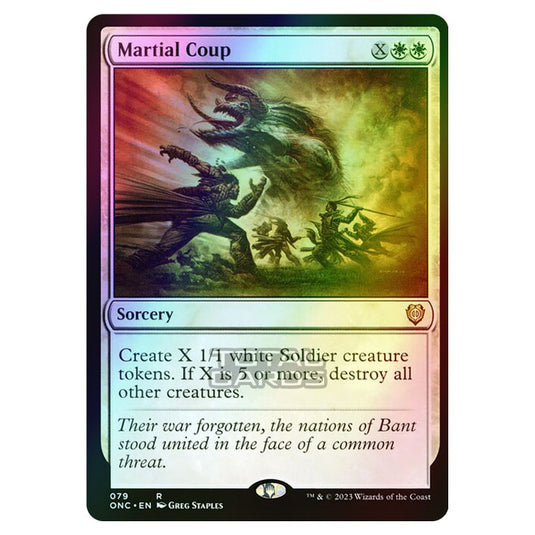 Magic The Gathering - Phyrexia - All Will Be One - Commander - Martial Coup - 79/174 (Foil)