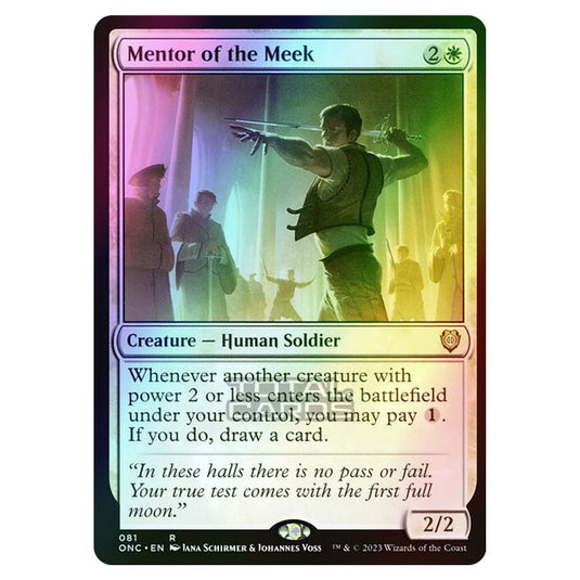 Magic The Gathering - Phyrexia - All Will Be One - Commander - Mentor of the Meek - 81/174 (Foil)