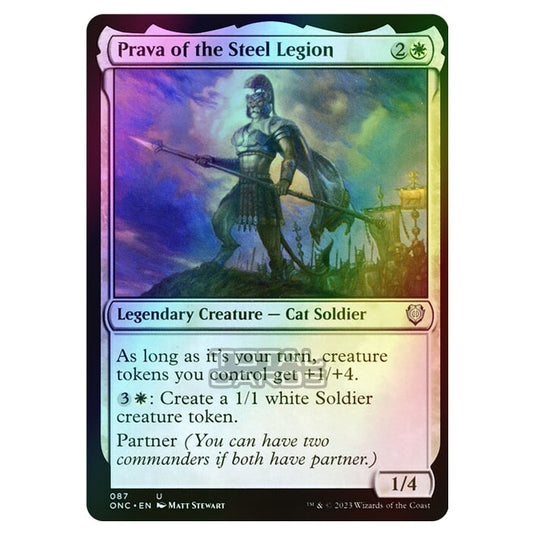 Magic The Gathering - Phyrexia - All Will Be One - Commander - Prava of the Steel Legion - 87/174 (Foil)