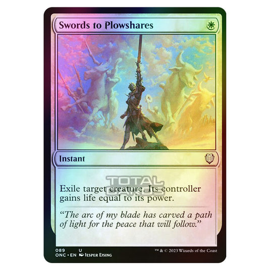 Magic The Gathering - Phyrexia - All Will Be One - Commander - Swords to Plowshares - 89/174 (Foil)