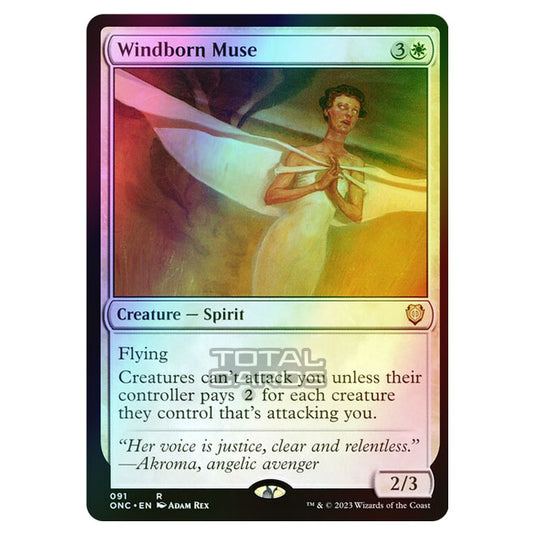 Magic The Gathering - Phyrexia - All Will Be One - Commander - Windborn Muse - 91/174 (Foil)