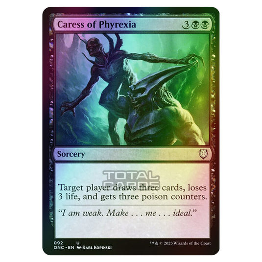 Magic The Gathering - Phyrexia - All Will Be One - Commander - Caress of Phyrexia - 92/174 (Foil)