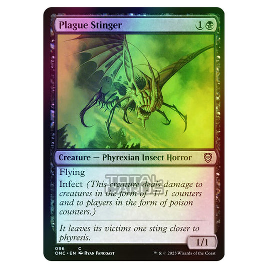 Magic The Gathering - Phyrexia - All Will Be One - Commander - Plague Stinger - 96/174 (Foil)