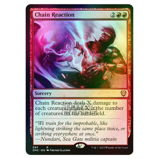 Magic The Gathering - Phyrexia - All Will Be One - Commander - Chain Reaction - 97/174 (Foil)
