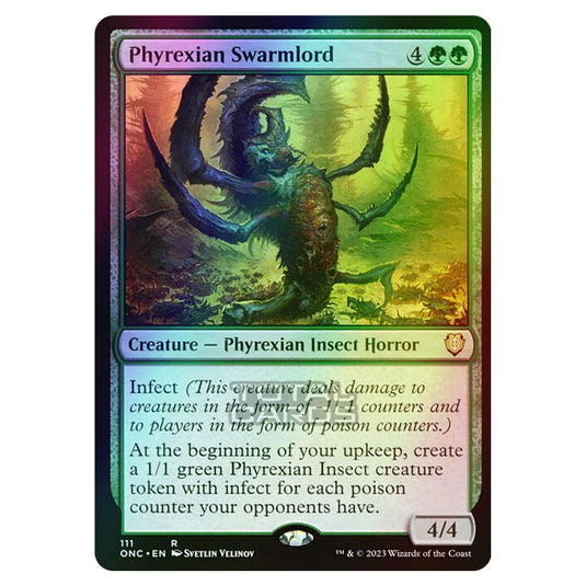 Magic The Gathering - Phyrexia - All Will Be One - Commander - Phyrexian Swarmlord - 111/174 (Foil)