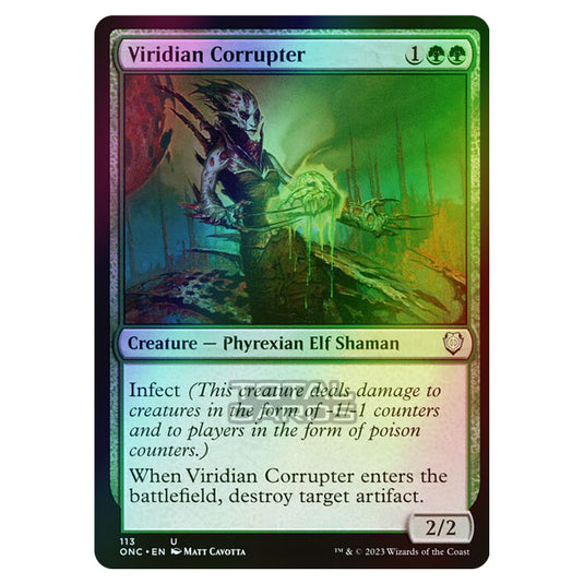 Magic The Gathering - Phyrexia - All Will Be One - Commander - Viridian Corrupter - 113/174 (Foil)