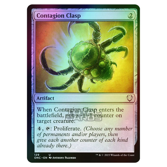 Magic The Gathering - Phyrexia - All Will Be One - Commander - Contagion Clasp - 129/174 (Foil)