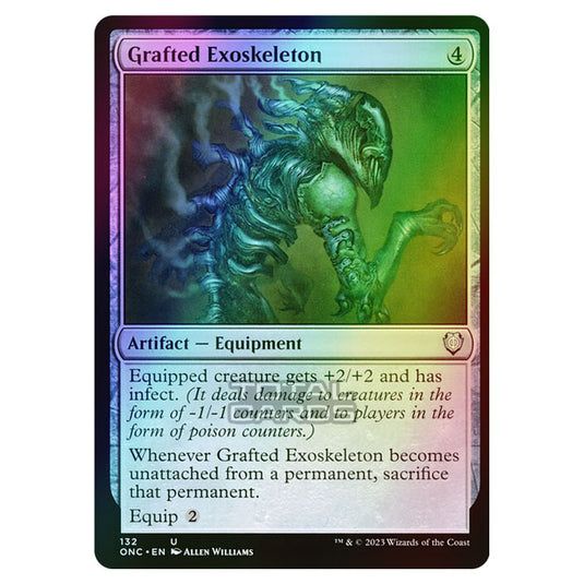 Magic The Gathering - Phyrexia - All Will Be One - Commander - Grafted Exoskeleton - 132/174 (Foil)