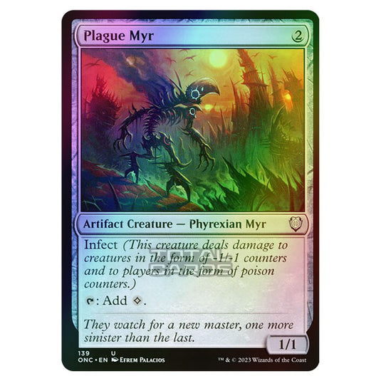 Magic The Gathering - Phyrexia - All Will Be One - Commander - Plague Myr - 139/174 (Foil)