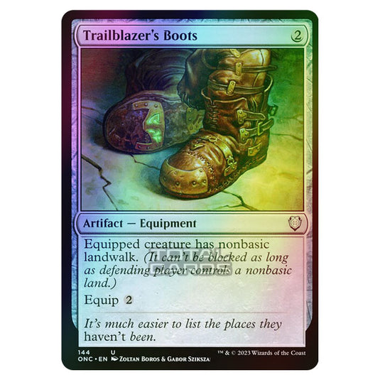 Magic The Gathering - Phyrexia - All Will Be One - Commander - Trailblazer's Boots - 144/174 (Foil)