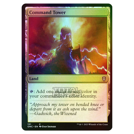 Magic The Gathering - Phyrexia - All Will Be One - Commander - Command Tower - 151/174 (Foil)