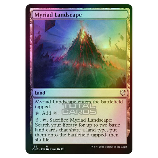 Magic The Gathering - Phyrexia - All Will Be One - Commander - Myriad Landscape - 159/174 (Foil)
