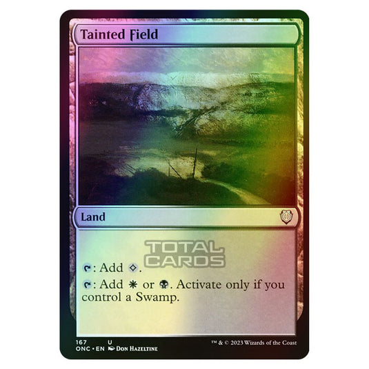 Magic The Gathering - Phyrexia - All Will Be One - Commander - Tainted Field - 167/174 (Foil)