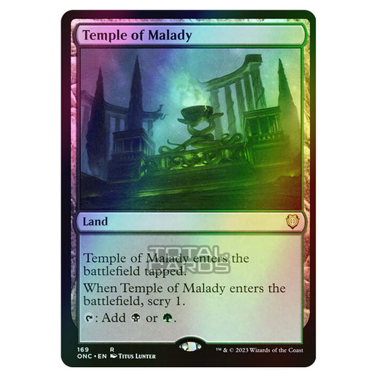 Magic The Gathering - Phyrexia - All Will Be One - Commander - Temple of Malady - 169/174 (Foil)