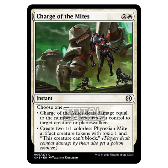 Magic The Gathering - Phyrexia - All Will Be One - Charge of the Mites - 6/271