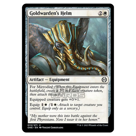 Magic The Gathering - Phyrexia - All Will Be One - Goldwarden's Helm - 13/271