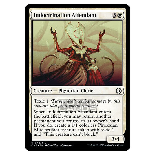 Magic The Gathering - Phyrexia - All Will Be One - Indoctrination Attendant - 16/271