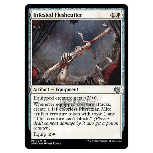 Magic The Gathering - Phyrexia - All Will Be One - Infested Fleshcutter - 17/271