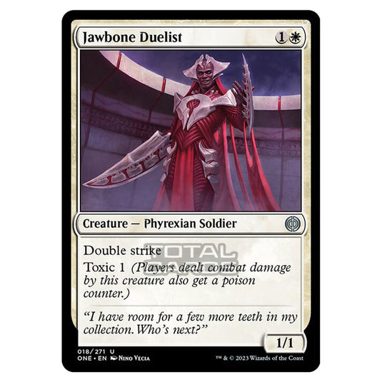 Magic The Gathering - Phyrexia - All Will Be One - Jawbone Duelist - 18/271