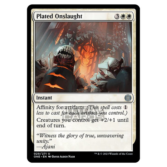 Magic The Gathering - Phyrexia - All Will Be One - Plated Onslaught - 29/271