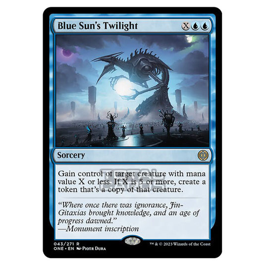 Magic The Gathering - Phyrexia - All Will Be One - Blue Sun's Twilight - 43/271