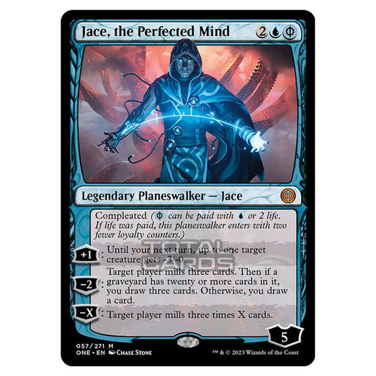 Magic The Gathering - Phyrexia - All Will Be One - Jace, the Perfected Mind - 57/271