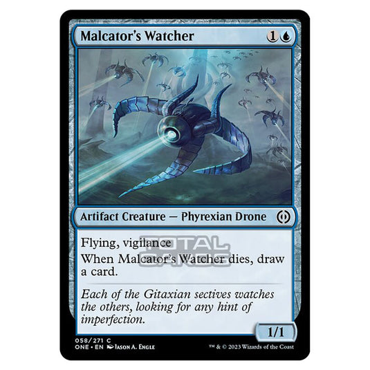 Magic The Gathering - Phyrexia - All Will Be One - Malcator's Watcher - 58/271