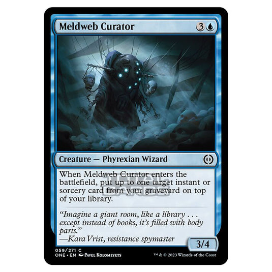 Magic The Gathering - Phyrexia - All Will Be One - Meldweb Curator - 59/271