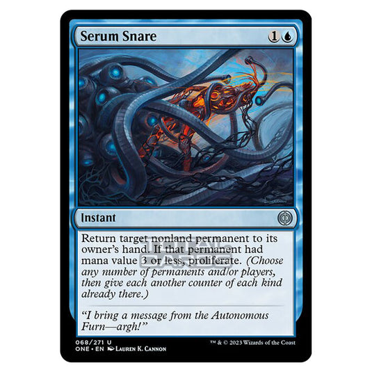 Magic The Gathering - Phyrexia - All Will Be One - Serum Snare - 68/271