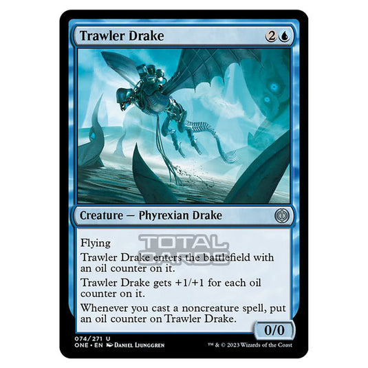 Magic The Gathering - Phyrexia - All Will Be One - Trawler Drake - 74/271