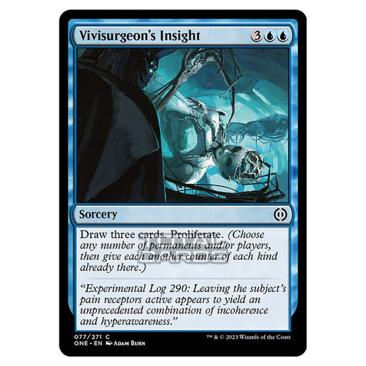 Magic The Gathering - Phyrexia - All Will Be One - Vivisurgeon's Insight - 77/271
