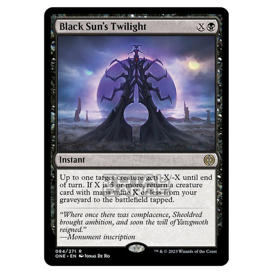 Magic The Gathering - Phyrexia - All Will Be One - Black Sun's Twilight - 84/271
