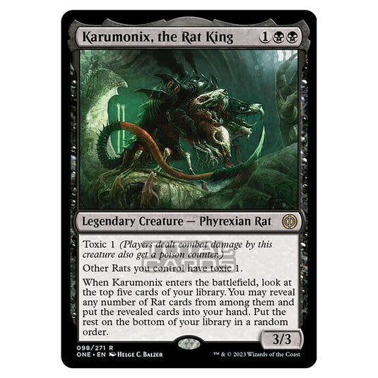 Magic The Gathering - Phyrexia - All Will Be One - Karumonix, the Rat King - 98/271