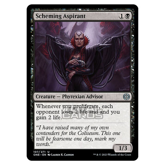 Magic The Gathering - Phyrexia - All Will Be One - Scheming Aspirant - 107/271