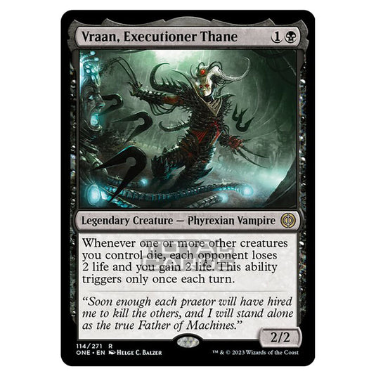 Magic The Gathering - Phyrexia - All Will Be One - Vraan, Executioner Thane - 114/271