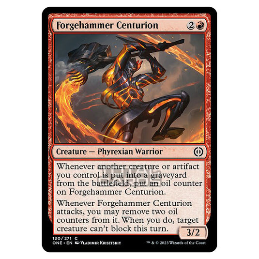 Magic The Gathering - Phyrexia - All Will Be One - Forgehammer Centurion - 130/271