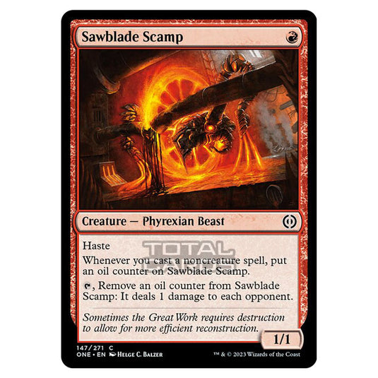 Magic The Gathering - Phyrexia - All Will Be One - Sawblade Scamp - 147/271