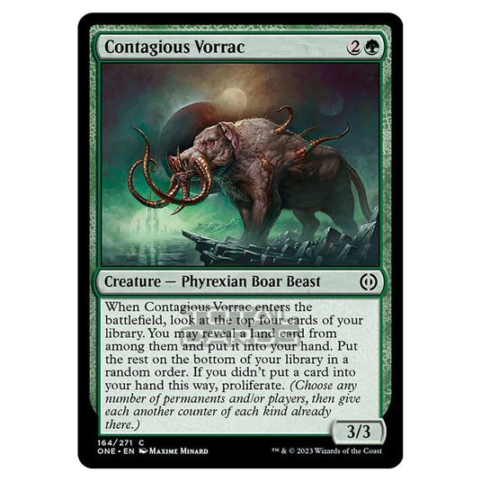 Magic The Gathering - Phyrexia - All Will Be One - Contagious Vorrac - 164/271