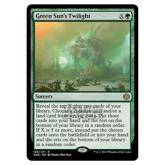 Magic The Gathering - Phyrexia - All Will Be One - Green Sun's Twilight - 169/271