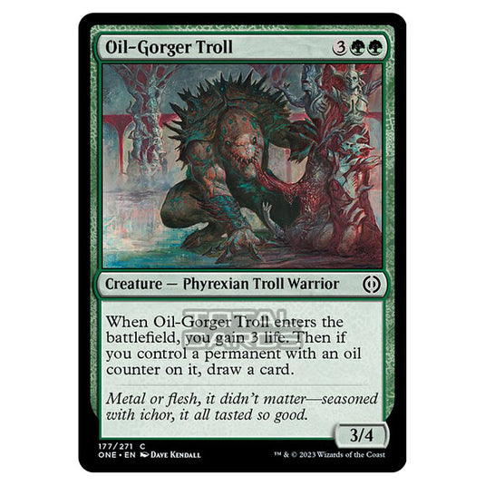 Magic The Gathering - Phyrexia - All Will Be One - Oil-Gorger Troll - 177/271