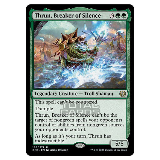 Magic The Gathering - Phyrexia - All Will Be One - Thrun, Breaker of Silence - 186/271