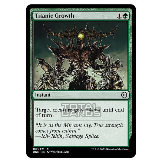 Magic The Gathering - Phyrexia - All Will Be One - Titanic Growth - 187/271