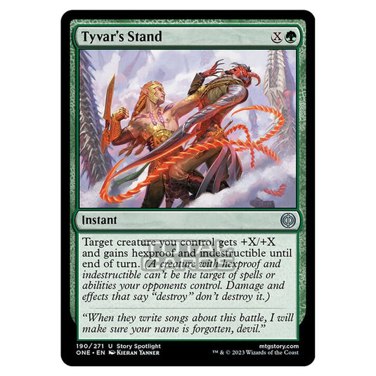 Magic The Gathering - Phyrexia - All Will Be One - Tyvar's Stand - 190/271