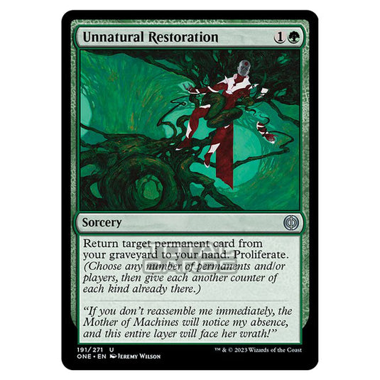 Magic The Gathering - Phyrexia - All Will Be One - Unnatural Restoration - 191/271