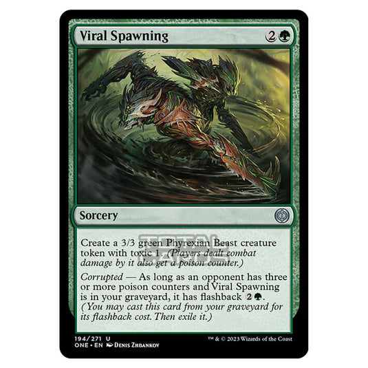 Magic The Gathering - Phyrexia - All Will Be One - Viral Spawning - 194/271