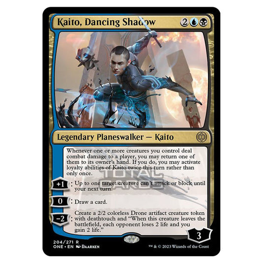 Magic The Gathering - Phyrexia - All Will Be One - Kaito, Dancing Shadow - 204/271