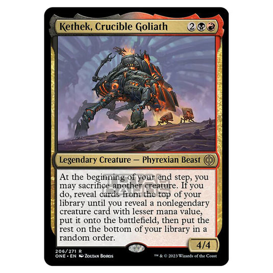 Magic The Gathering - Phyrexia - All Will Be One - Kethek, Crucible Goliath - 206/271